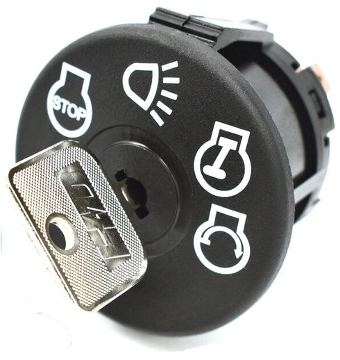 Starter Ignition Switch Fits John Deere LT133 LT150 LT155 LT160 LT166 LT170 LT180 LT190 LTR155 LTR166 LTR180 for 7 Terminal Type w/Headlight Posit...