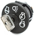 Starter Ignition Switch Fits John Deere LT133 LT150 LT155 LT160 LT166 LT170 LT180 LT190 LTR155 LTR166 LTR180 for 7 Terminal Type w/Headlight Posit...