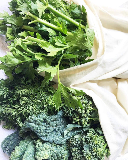 Reusable Bulk Bin Bags for Bulk Foods - Reusable Cloth Kitchen Bags for Dry Goods - 100% Organic Cotton Muslin Sacks for Produce, Home Storage and...