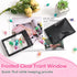 FUNFERY 100 Pack Mylar Resealable Bags Foil Packaging Bags with Clear Window,Zipper Pouch Smell Proof Bags for Food Storage,Cookies,Sample,Small B...