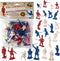 BMC Revolutionary War Plastic Army Men - 34 British, American, French Soldiers...