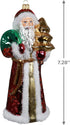 Hallmark Keepsake Christmas Ornament 2021, Sprightly Santa, Blown Glass...