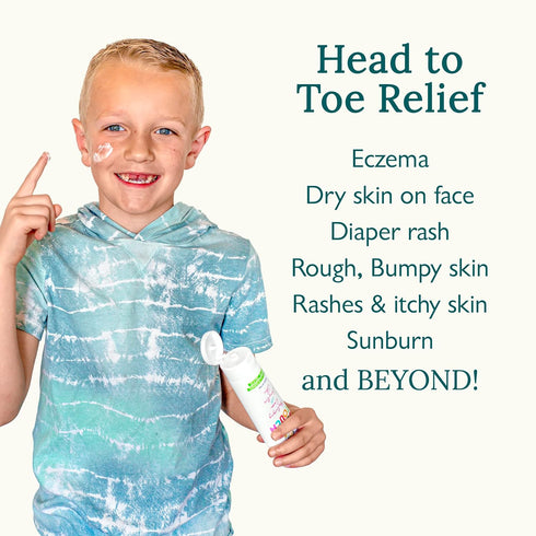 Baby and Kids Moisturizing Cream for Sensitive Skin Multi Purpose for Eczema Psoriasis Rosacea Dermatitis Rash, Healing Therapy for Dry Cracked Ir...