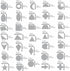 Aleks Melnyk No.414 Metal Stencil, Geometric Shapes with Definition, Small Stencil, 1 PC, Template for Wood Burning, Engraving, Crafting, Scrapboo...