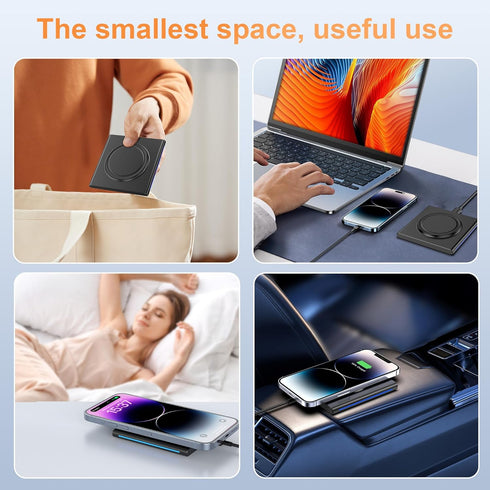 Wireless Charger, 15W Max Wireless Charging Pad Compatible with iPhone 15/14/13/12/SE/11/11 Pro/XS Max/XR/X/8, AirPods, Wireless Charge Mat for Sa...