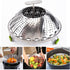 Vegetable Steamer Basket for Cooking Food Veggie Broccoli Meat Steamer Pot Cooker Expandable Steel Steamer (5.5"-9")...