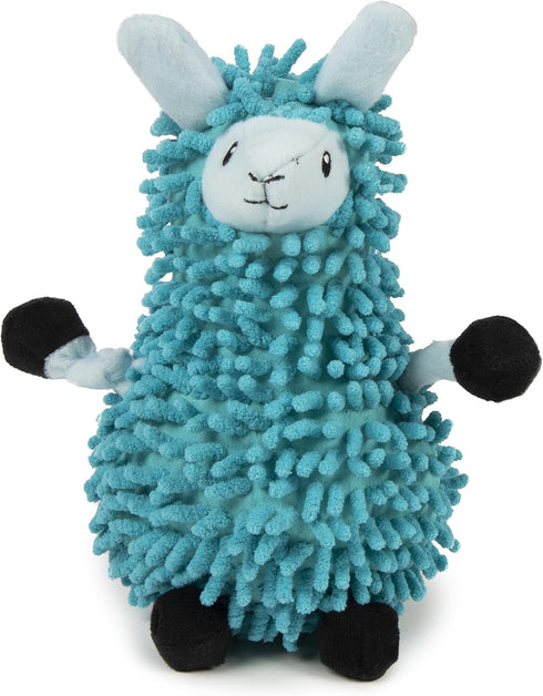 goDog Llamas Noodle Squeaky Plush Dog Toy, Chew Guard Technology - Blue, Small...