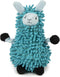 goDog Llamas Noodle Squeaky Plush Dog Toy, Chew Guard Technology - Blue, Small...