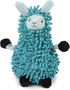 goDog Llamas Noodle Squeaky Plush Dog Toy, Chew Guard Technology - Blue, Small...