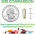 XPRS Nutra Size 4 Empty Capsules - 100 Count Small Clear Empty Gelatin Capsules - Empty Pill Capsules - DIY Capsule Filling - Bovine Pill Capsules...