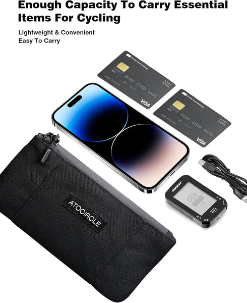 Top Tube Bike Bag, Water-Resistant Front Frame Bag for Bicycles, Bike Accessories Pouch Bag Suitable for all kinds of iPhones, Galaxy...