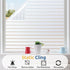 rabbitgoo Window Privacy Film, Frosted Glass Privacy Film, Window Frosting Cling for Glass, Non Adhesive Static Cling Front Door Covring, Anti-UV ...