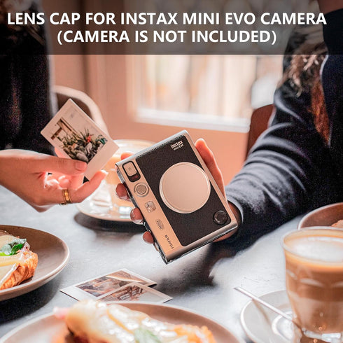 CAIYOULE for Fujifilm Instax Mini EVO Lens Cap for Fujifilm Instax Mini EVO Accessories, Including Aluminum Lens Cap, Screen Protector and Mini Al...