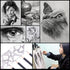 Drawing Pencils Sketch Pencil Art Supplies Set for Kids Adults beginners Professional Sketching Art Graphite Charcoal Blending Stump Pencils kit...