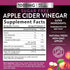 Nature's Nutrition Apple Vinegar Gummy for Weight Loss 1000mg - Vegan Apple Cider Vinegar Gummies for Detox & Cleanse, ACV Supplement Pills, Vitam...