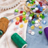 PAGOW 120pcs 11mm Colorful Mushroon Sewing Buttons Craft Resin Pearl Fasteners Scrapbooking DIY Christmas Valentines Birthday for Kids Clothes Coa...