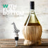 Homestia Wine Stoppers for Wine Bottles, Giraffe Wine Beverage Bottle Stopper, Stainless Steel Reusable Wine Corks with Silicone Seal, Bottle Cove...