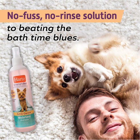 Hartz Groomer's Best 3-in-1 Waterless Dog Shampoo...