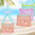 Tagitary Beach Toy Mesh Beach Bag Kids Shell Collecting Bag Beach Sand Toy Shells Beach Toys Swimming Accessories for Boys and Girls(Only Bags,A S...