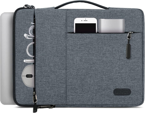 Laptop Sleeve Case 13.3-14 Inch Waterproof Durable 360 Protective Carrying Case Handle Bag Compatible with MacBook Air/Pro HP ThinkPad Notebook La...