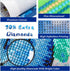 Knitting Woolen Yarn Poster Diamond Painting Kit for Adult, Knitting Scarf Diamond Art, Full Round Drill Kits Cross Stitch Mosaic Art for Adults R...