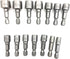 (14pcs) Quick Change Power Nut Driver Bit Set Steel Metric Socket Wrench Set 1/4'' Hex Nut Driver Drill Bits for Quick Change Chuck Adapter, Elect...