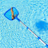 Pool Skimmer - Pool Net with 3 Section Pole, 48 inch Pool Skimmer Net with Pole Total Length, Pool Nets for Cleaning, Fine Mesh Net Pool Skimmer N...