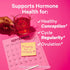 Pink Stork Fertility Tea for Conception and Hormone Balance with Organic Mint, Vitex, and Red Raspberry Leaf, Caffeine Free - Mint, 15 Sachets, Ho...