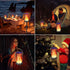 Solar Lanterns Outdoor Waterproof,Flickering Flames Outdoor Solar Lights,Hanging Lanterns Decoration Lighting for Table, Garden, Patio, Tree, Yard...