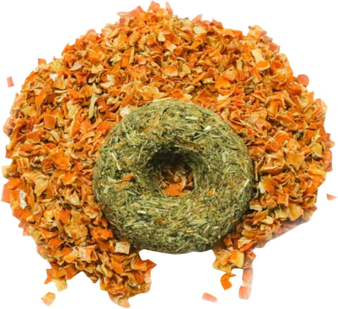 Grandpa's Best Whisker Nibblers Banana Carrot Treats for Rabbits, Guinea Pigs and Small Animals...