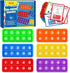 Ten-Frame Math Manipulative for Elementary,Counting Number Math Games, Montessori Educational Toy for Kindergarten Classroom Kids 3 4 5 Year Old (...