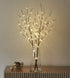 LITBLOOM Lighted Brown Willow Branches 32IN 100 LED with Timer Battery Operated, Tree Branch with Warm White Lights for Holiday Christmas Decorati...
