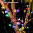 Solar Flower String Lights, 50LED 23Ft Cherry Blossom String Lights, 8 Modes Sakura Fairy Lights Outdoor, IP65 Waterproof Flower Lights for Garden...