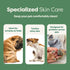 Earth Rated Skin Cleansing Pet Wipes, Topical Wipes for Dogs & Cats to Tackle Itchy Skin, Wild Oat Scent, 60 Count...