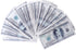 50 PCS Edible 100 Dollar Bill Image Cupcake Toppers Made of Wafer Paper Fake Money Cake Decoration for Baby Shower Birthday Anniversary Party Supp...