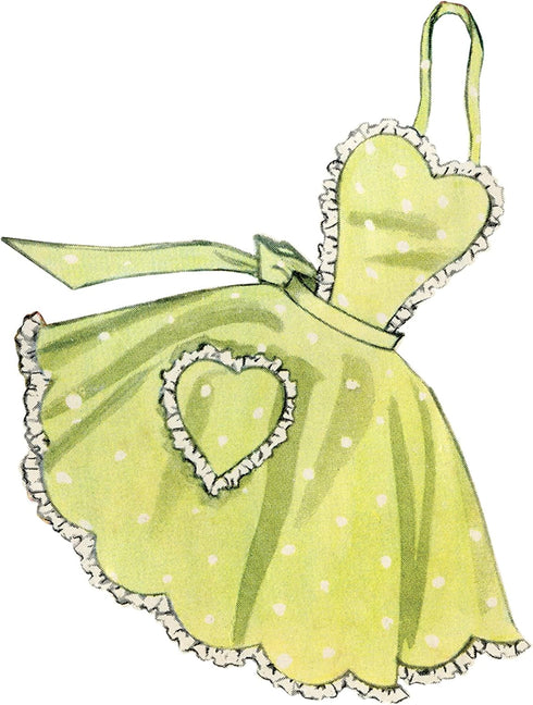 Simplicity Misses' Vintage Apron Packet, Code 9311 Sewing Pattern, Sizes S-L, White...