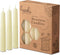 Hyoola 4" Beeswax Taper Candles 12 Pack - Handmade, All Natural, 100% Pure Unscented Bee Wax Candle - Tall, Decorative, White 4 Hour Burn Time...