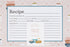 C.R. Gibson Lily & Val Vintage Bakeware Recipe Cards (Q12-25391)...