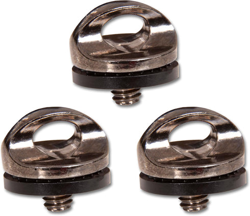 Camera Tripod Adapter Ring - Quick Install/Release 1/4"-20 Neck and Wrist Strap Mount for Camera Slings and Securing Camera Lanyards - (3-Pack)...
