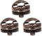 Camera Tripod Adapter Ring - Quick Install/Release 1/4"-20 Neck and Wrist Strap Mount for Camera Slings and Securing Camera Lanyards - (3-Pack)...
