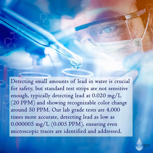 2024 Clear Test™ - Drinking Water Lead Test Kit - Fast & Accurate Detection Below 5PPB, Exceeds EPA Standards - Lab Grade Results in Under 10 Minu...