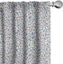 Ambesonne Leopard Print Curtains, Modernized Animal Skin Elements in Pastel Memphis Style Colors Pattern Print, Window Treatments 2 Panel Set for ...