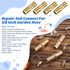 12 Pcs Hose Repair Connectors with Claps Brass Garden Hose Repair Kit Fitting Water Hose Repair Kit Female Hose End Repair(5/8-3/4 Inch)...