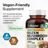 BIO KRAUTER Dozen Mushroom Complex Capsules 2100 mg Blend - 100 Vegan Caps - 12 Extracts in One Mushroom Supplement for Immune Support - Lions Man...