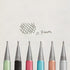 Pentel Sharp Mechanical Pencil, (0.7mm), Medium Line, Metallic Barrel, Assorted Colors, Pack of 3 (P207MBP3M)...