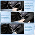 Long Microfiber Plush Steering Wheel Covers for Tesla, Elasticity Fashion Fluffy Protector Winter Warm Faux 15 Inch furry pretty Car Decoration fo...