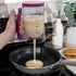 Pancake Batter Dispenser - Batter Dispenser with Squeeze Handle for Waffles, Muffins, and Crepes - Kitchen Gadgets for Baking by Chef Buddy (Purpl...