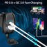Rocker Switch USB Charger Qidoe 18W Quick Charger 3.0 and PD 20W with LED Rocker Dwitch USB Port Charger for RV,Boat, Marine, Truck, Utv......
