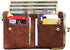 Womens Wallet Small Bifold Rfid Ladies Mini Vintage Coin Purse With Zipper and Kiss Lock (Brown)...
