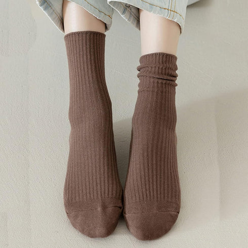 6 Pairs Japanese Aesthetic Cute Athletic Soft Socks for Women & Girls, Ankle Crew Stretch Neutral Socks...
